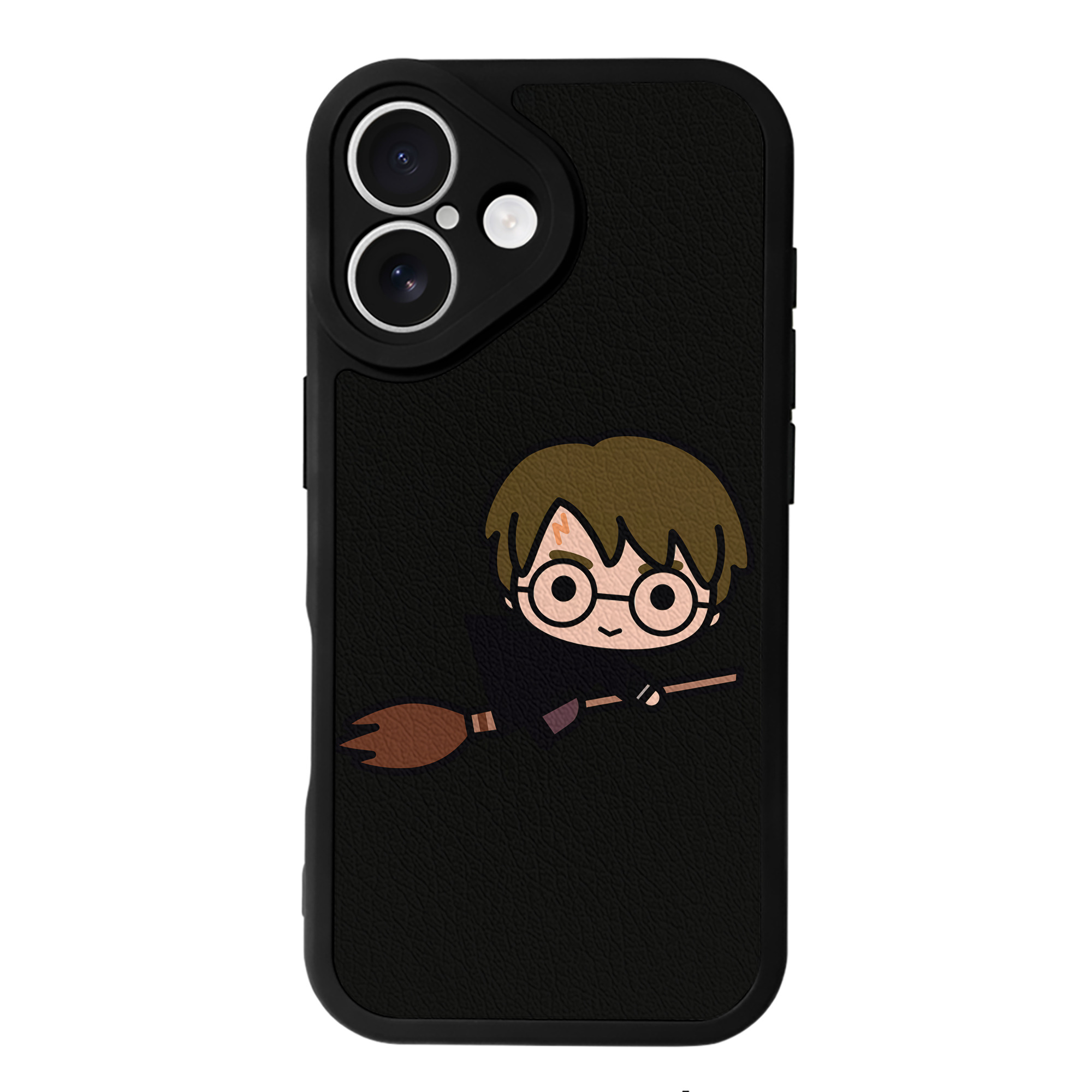 （画像用） Harry Potter ハリー・ポッターシリーズ 【iPhone 16シリーズ対応】シリコンスマホケース（レザー調） 材質：シリコン